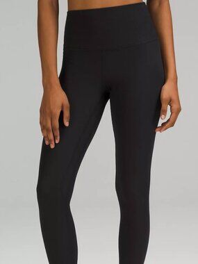 Lululemon Align™ High-Rise Ribbed Leggings 25" in Black Size 8